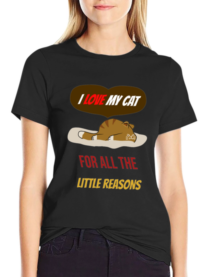 I Love My Cat T-Shirt