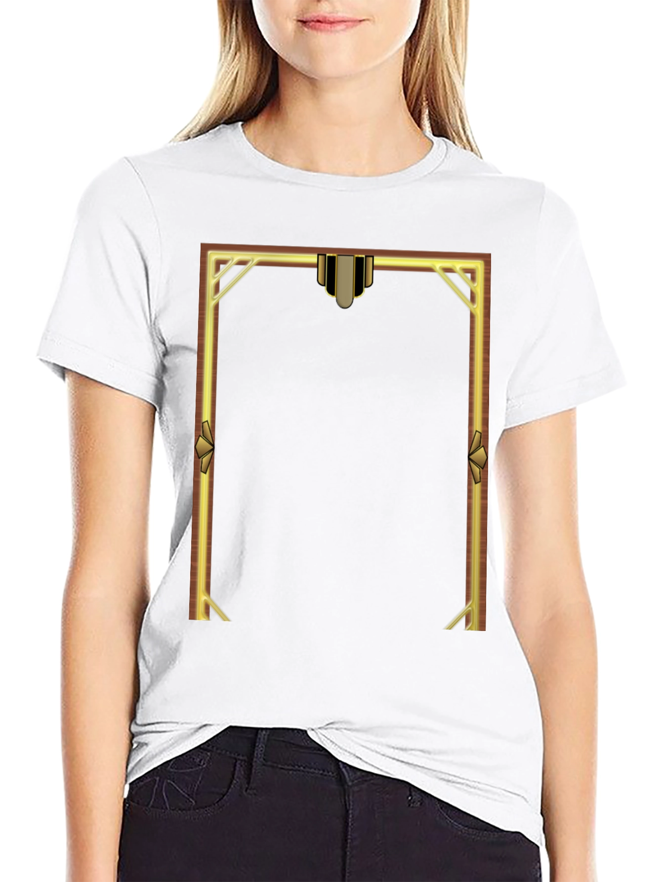 Art Deco Frame Graphic T-Shirt