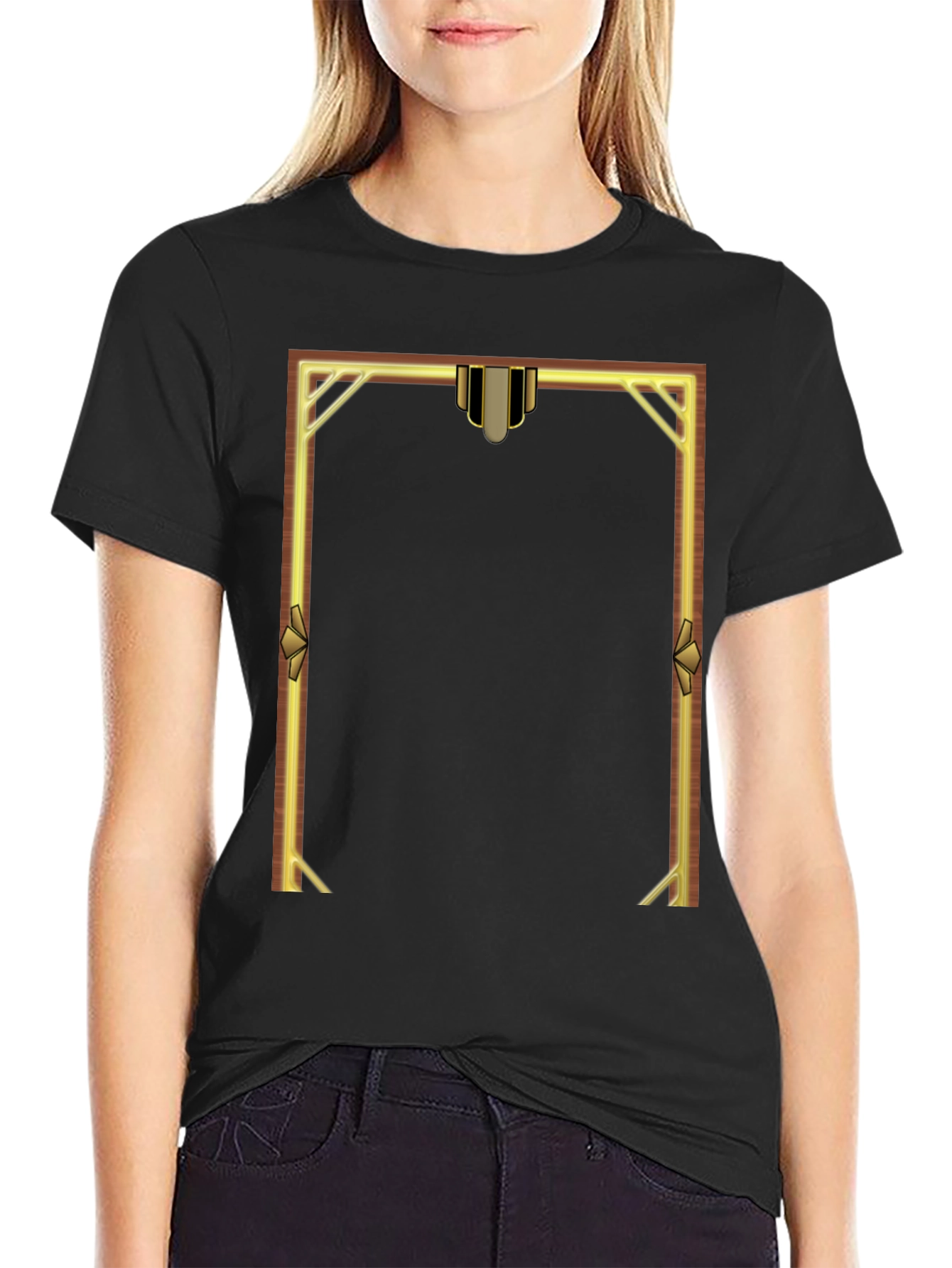 Art Deco Frame Graphic T-Shirt