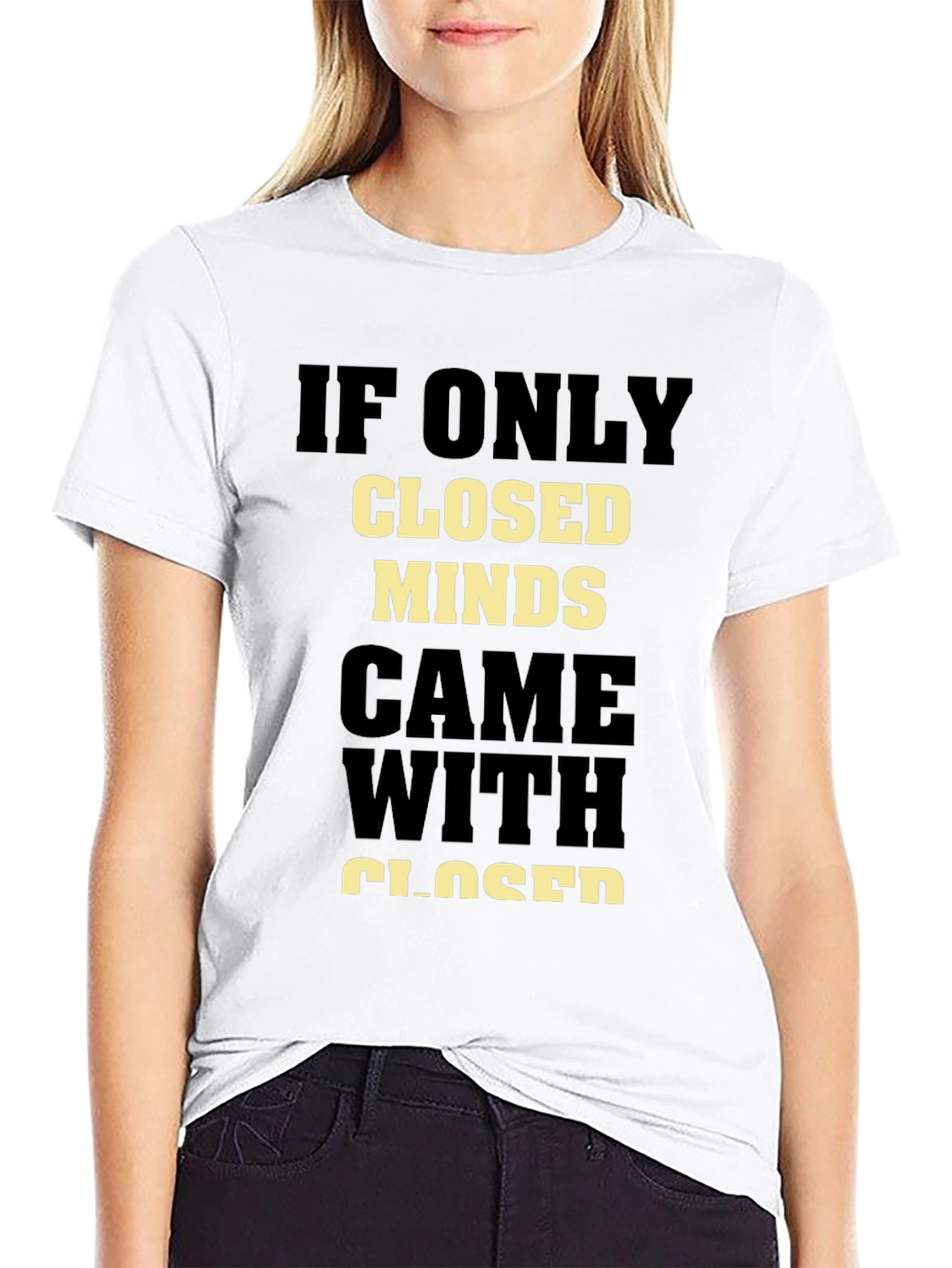 Closed Minds T-Shirt - Open-Minded Statement Tee