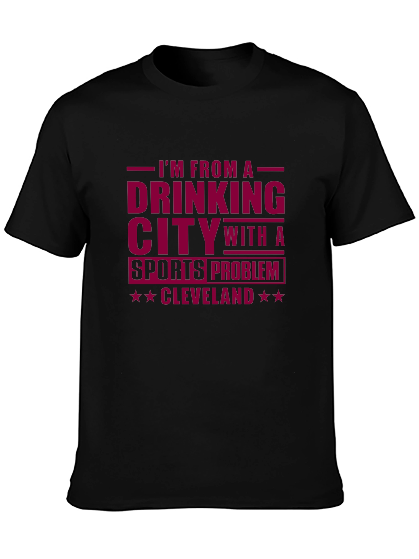 Cleveland Drinking City Sports Problem T-Shirt