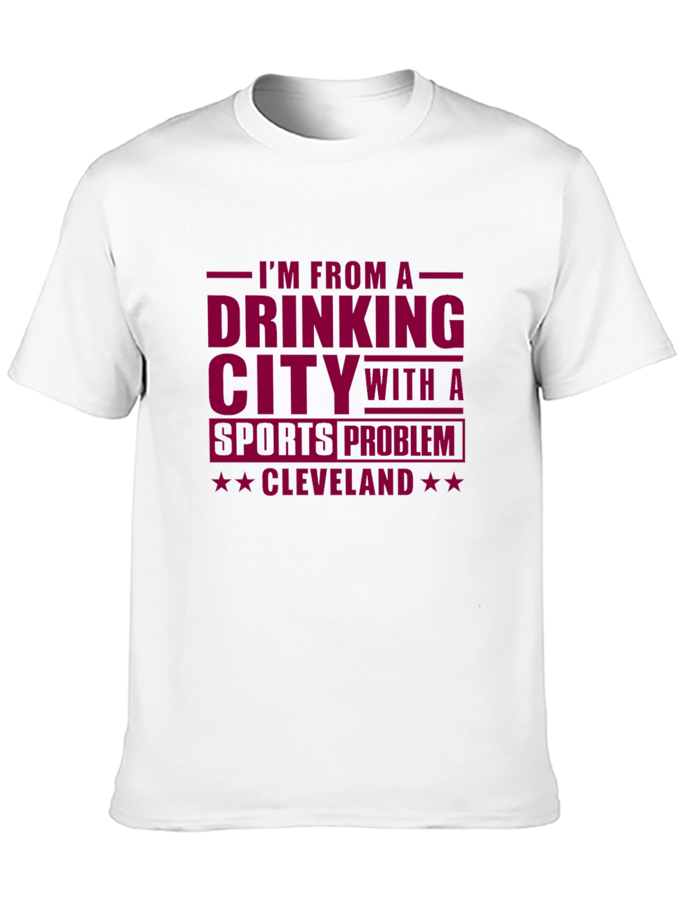 Cleveland Drinking City Sports Problem T-Shirt