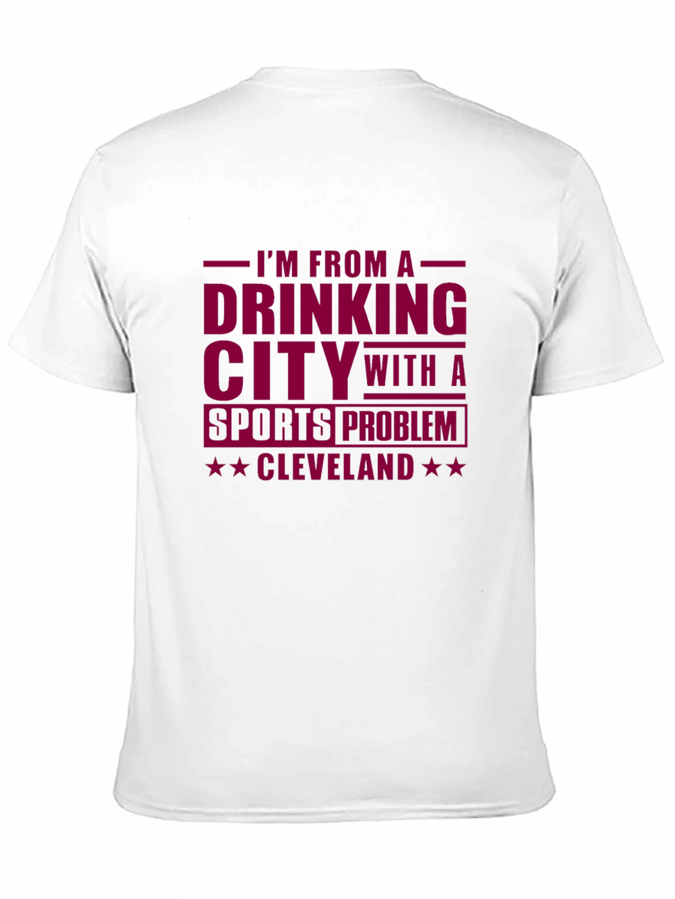 Cleveland Drinking City Sports Problem T-Shirt