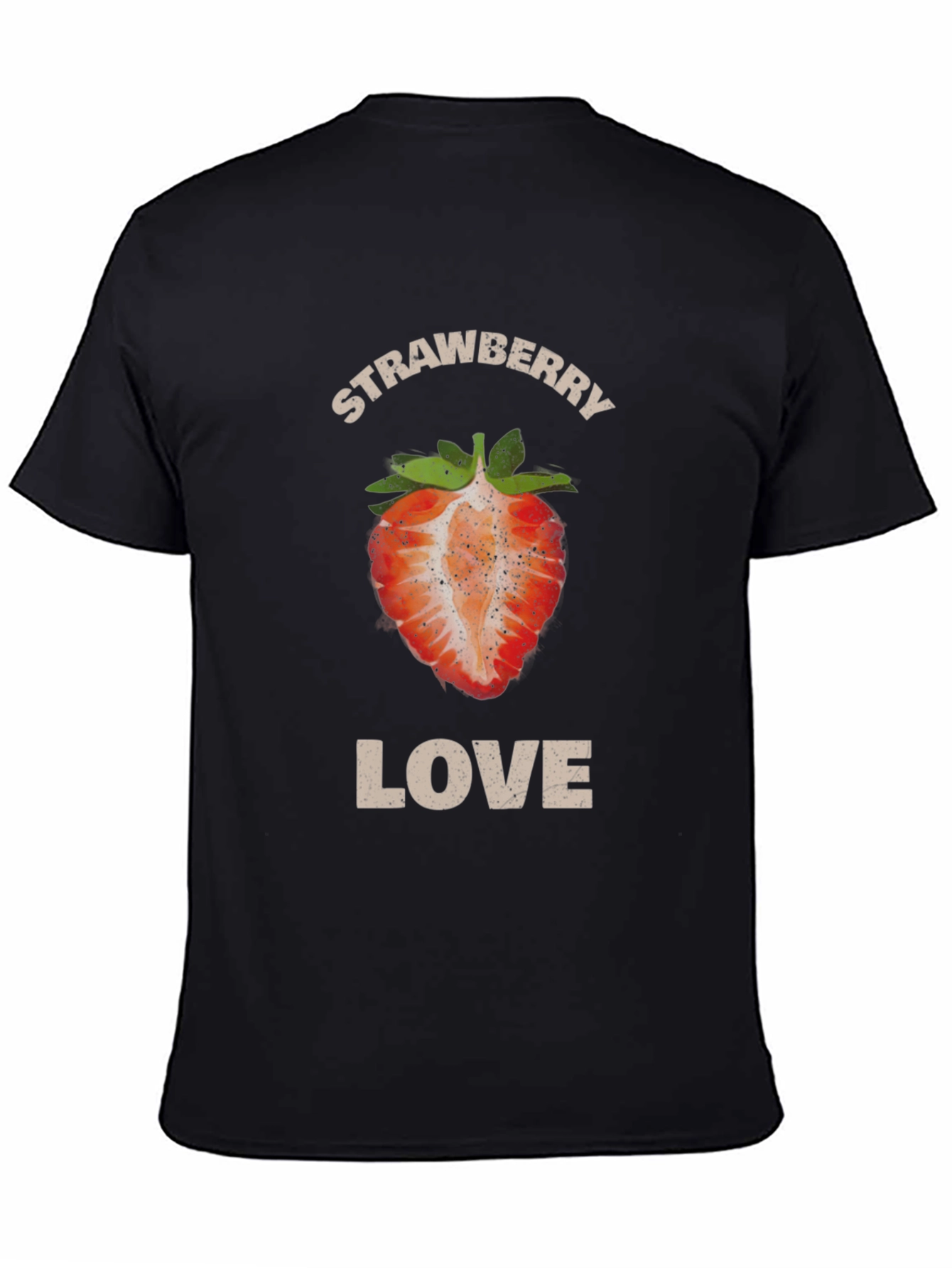 Strawberry Love Graphic T-Shirt - Stylish Fruit Tee
