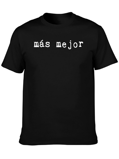 Más Mejor Black Graphic Tee