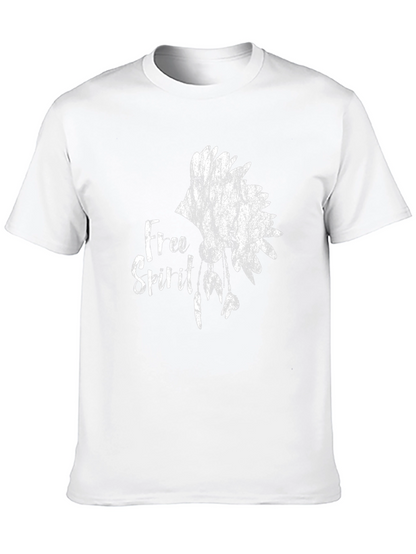 Free Spirit Graphic Tee - Stylish Black T-Shirt