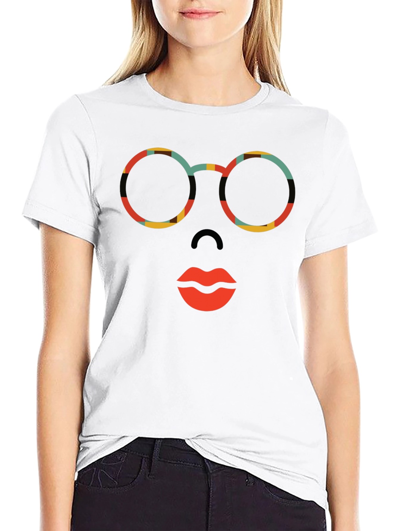 Abstract Face T-Shirt
