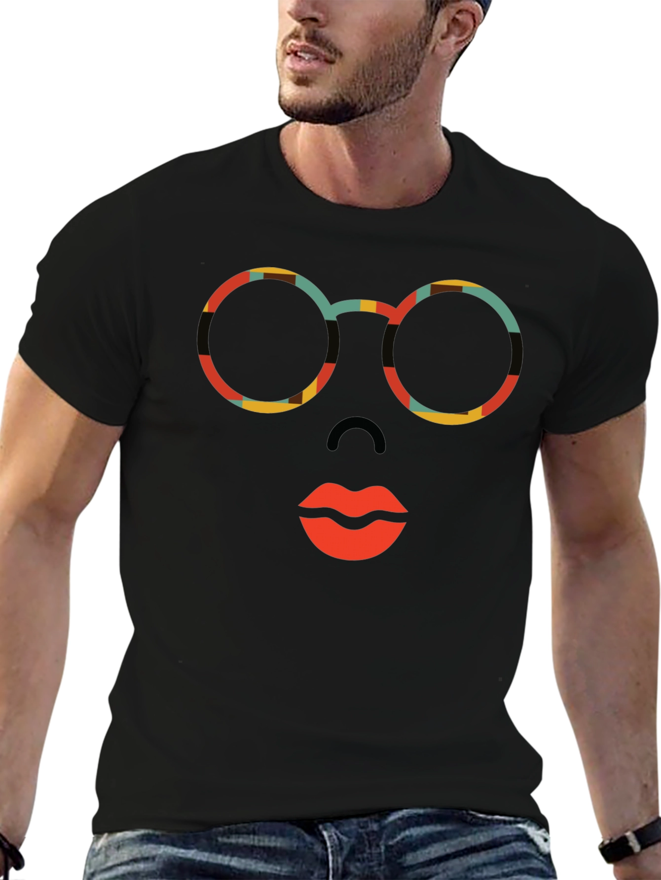 Abstract Face T-Shirt