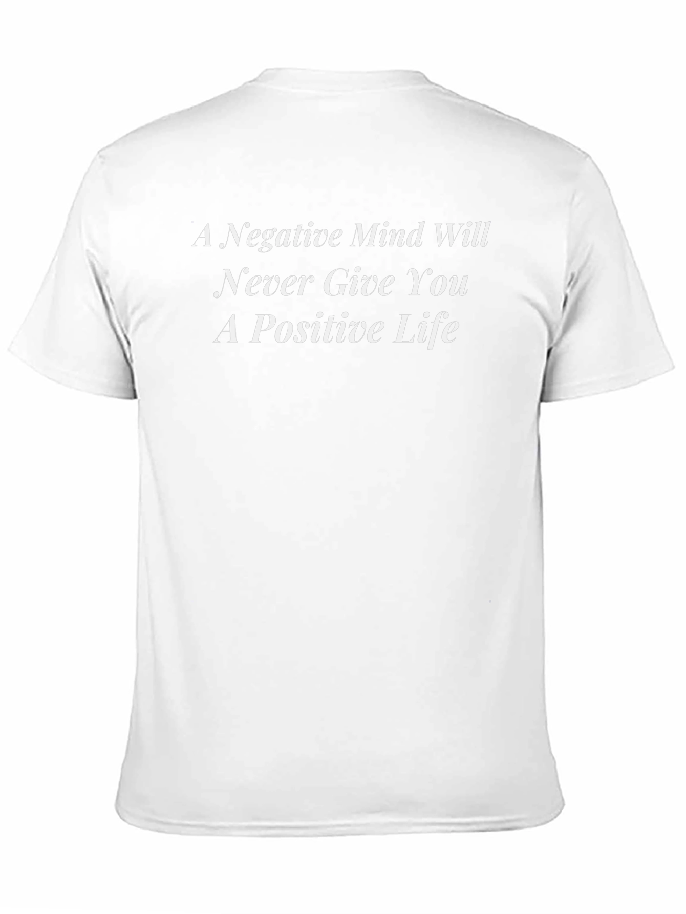 Inspirational Black T-Shirt: Positive Life Message