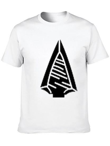 Mens Black Graphic Tee - Arrowhead Design