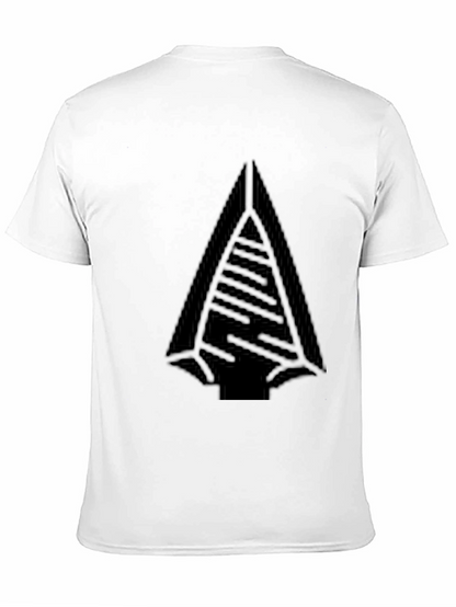 Mens Black Graphic Tee - Arrowhead Design