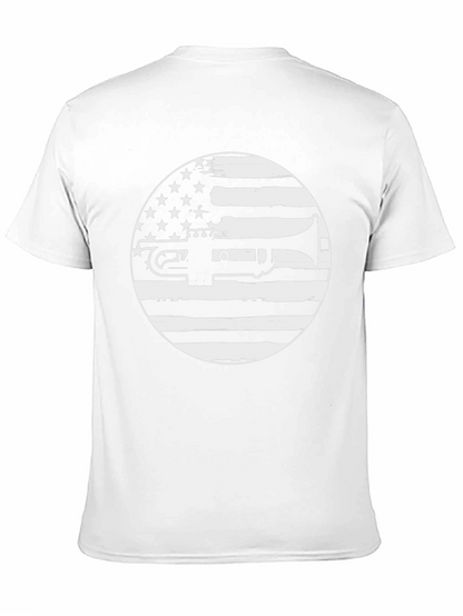 American Flag Trumpet Graphic Tee - Music Lover