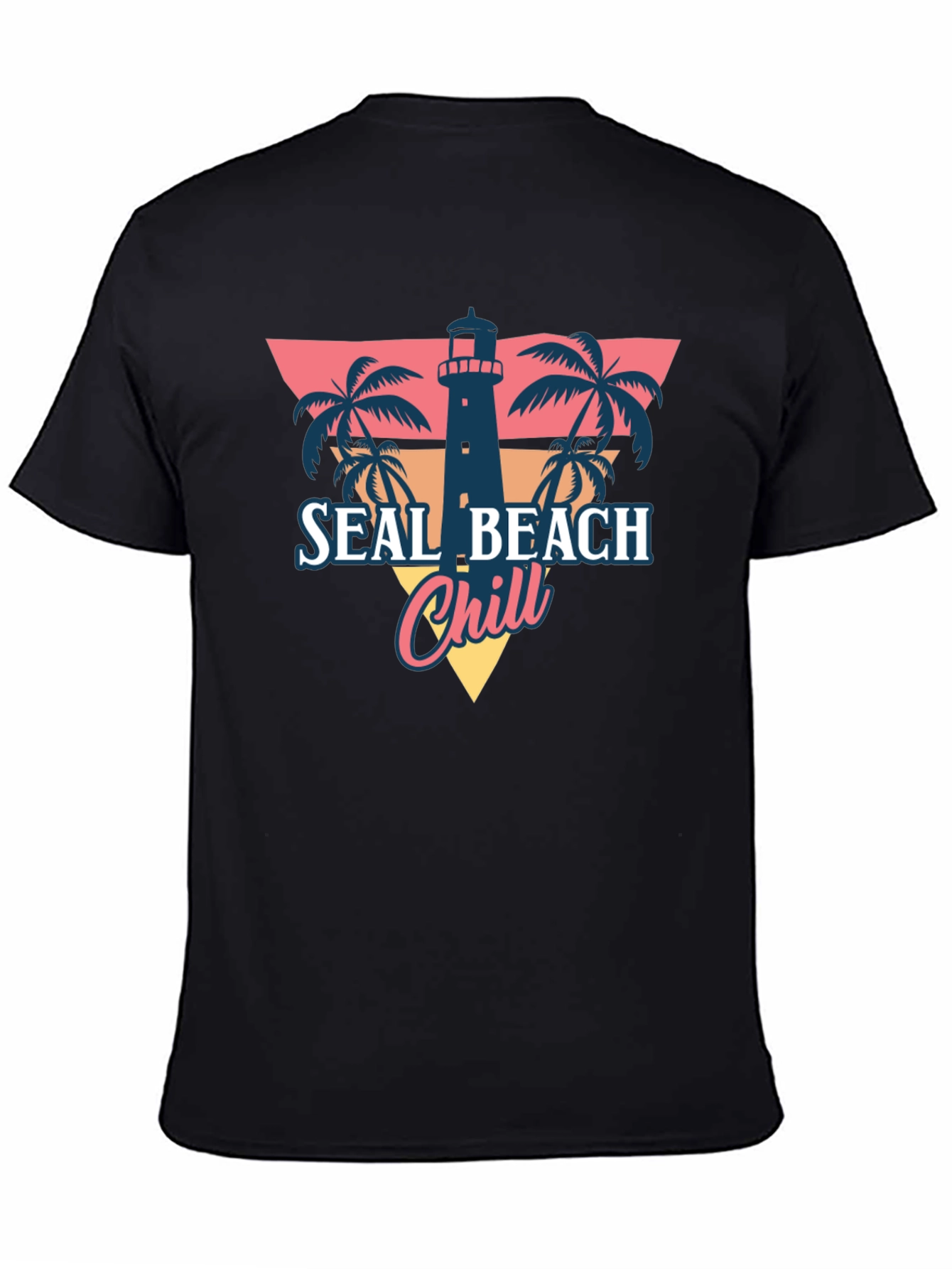 Seal Beach Chill T-Shirt - Retro Summer Vibes