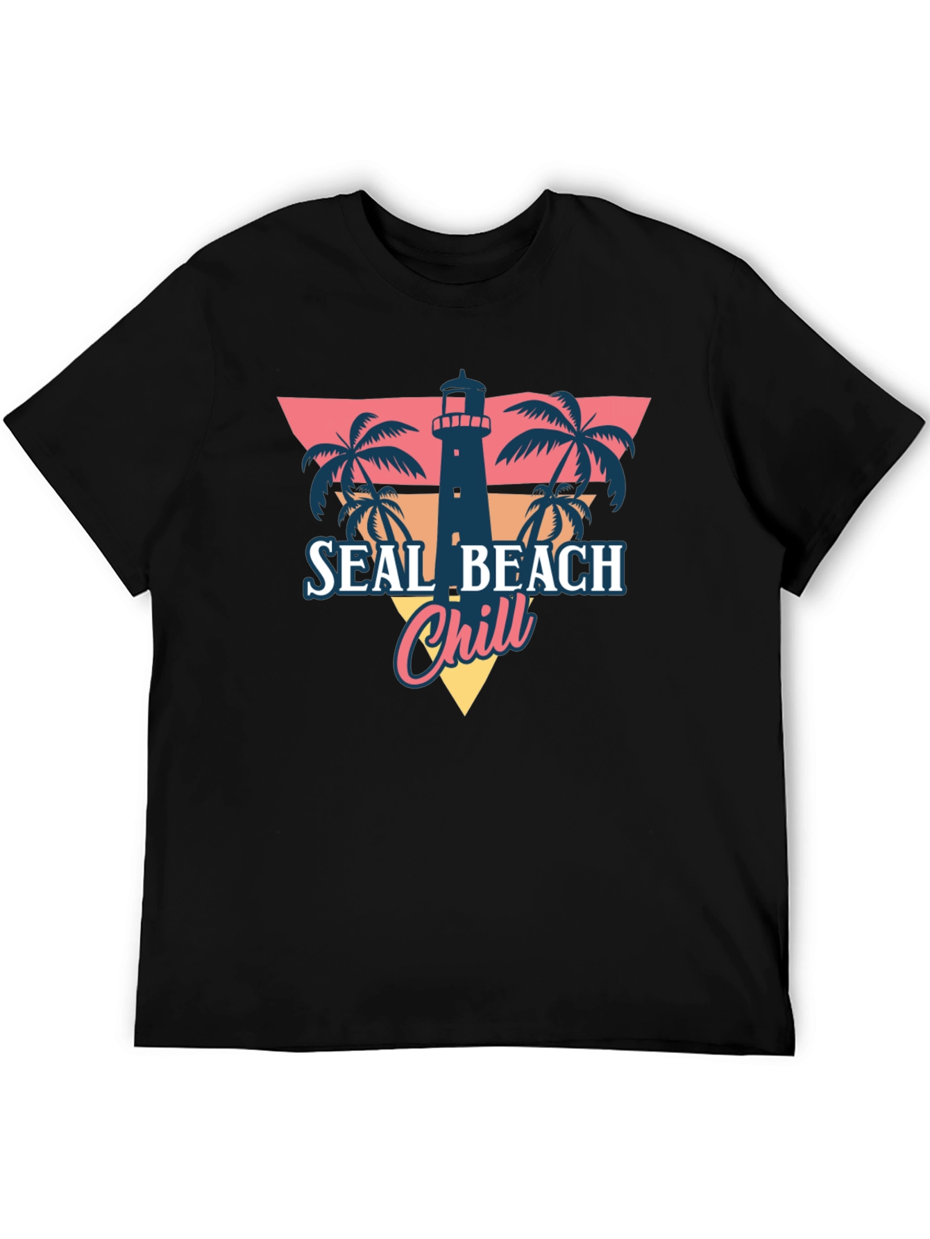 Seal Beach Chill T-Shirt - Retro Summer Vibes