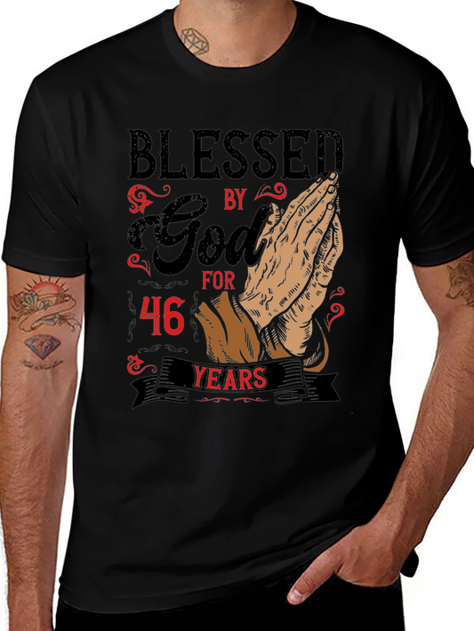 Blessed by God for 46 Years Graphic Tee