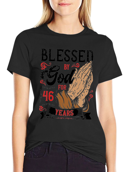 Blessed by God for 46 Years Graphic Tee