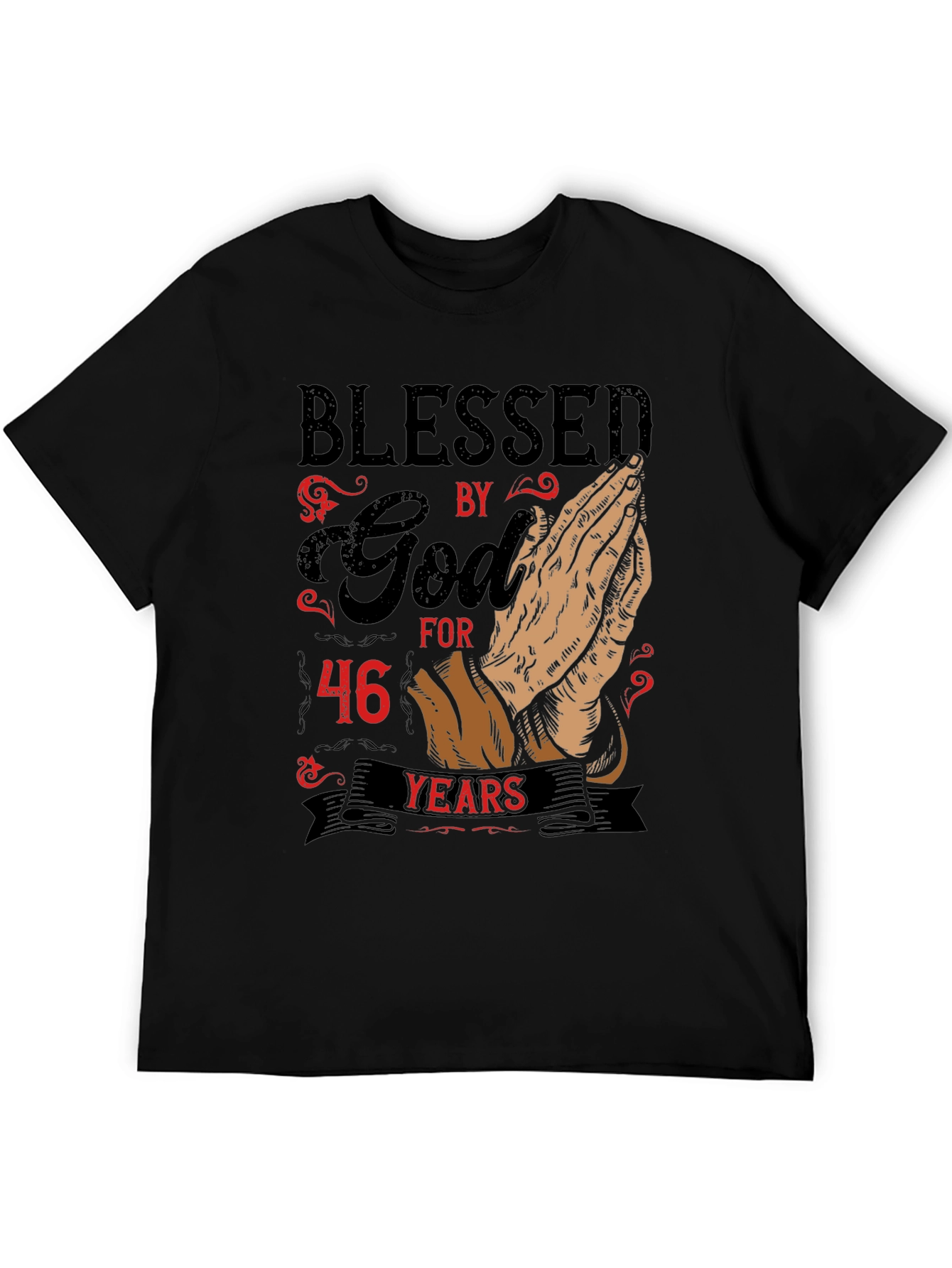 Blessed by God for 46 Years Graphic Tee