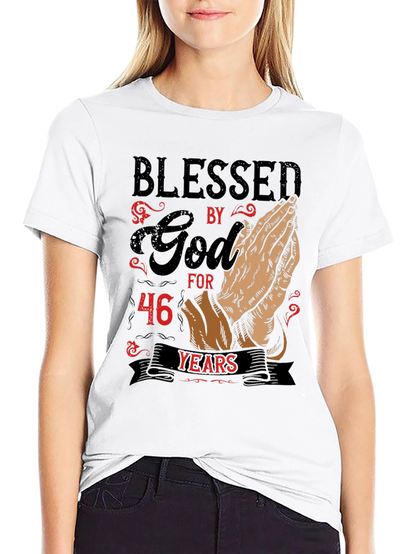 Blessed by God for 46 Years Graphic Tee