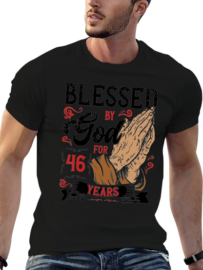 Blessed by God for 46 Years Graphic Tee