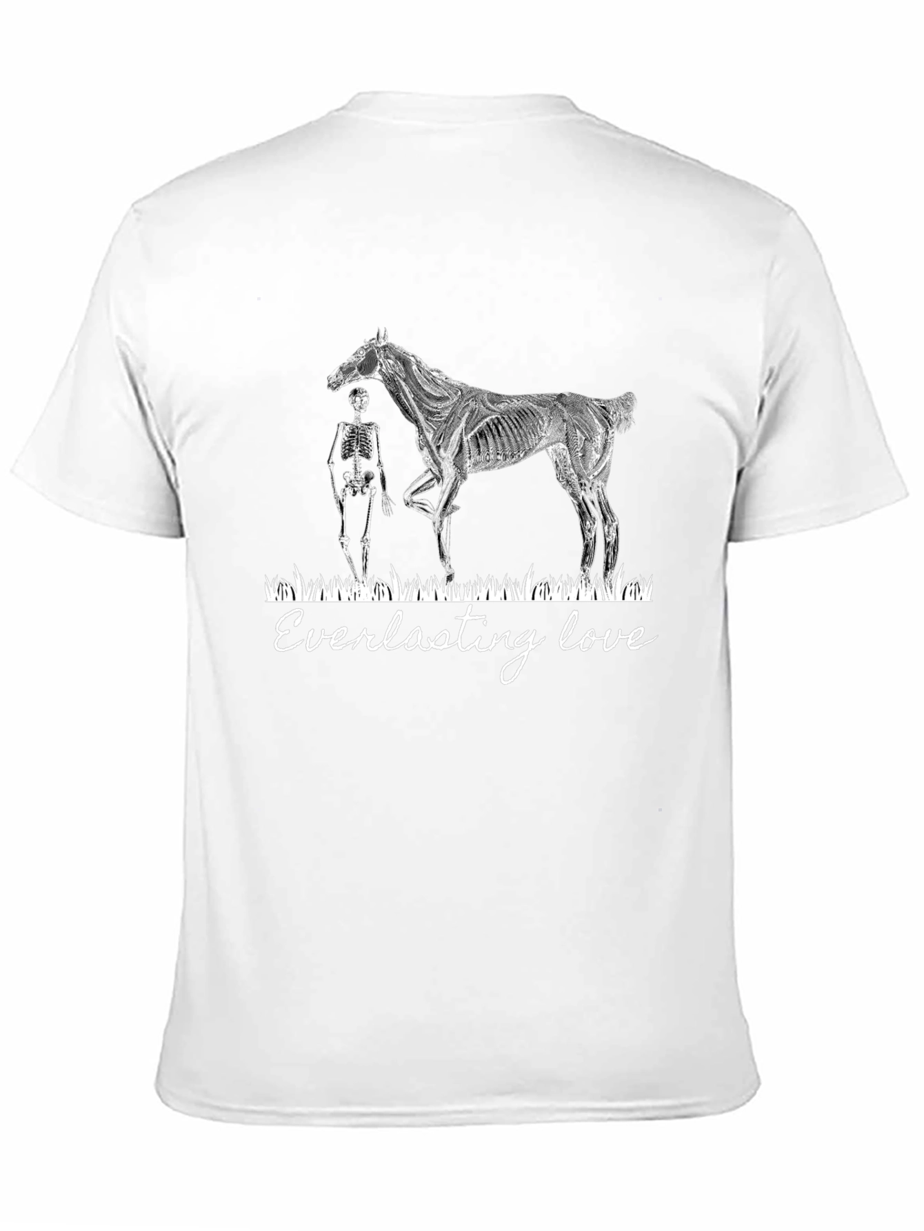 Everlasting Love Skeleton Horse Graphic Tee