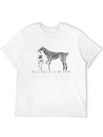 Everlasting Love Skeleton Horse Graphic Tee