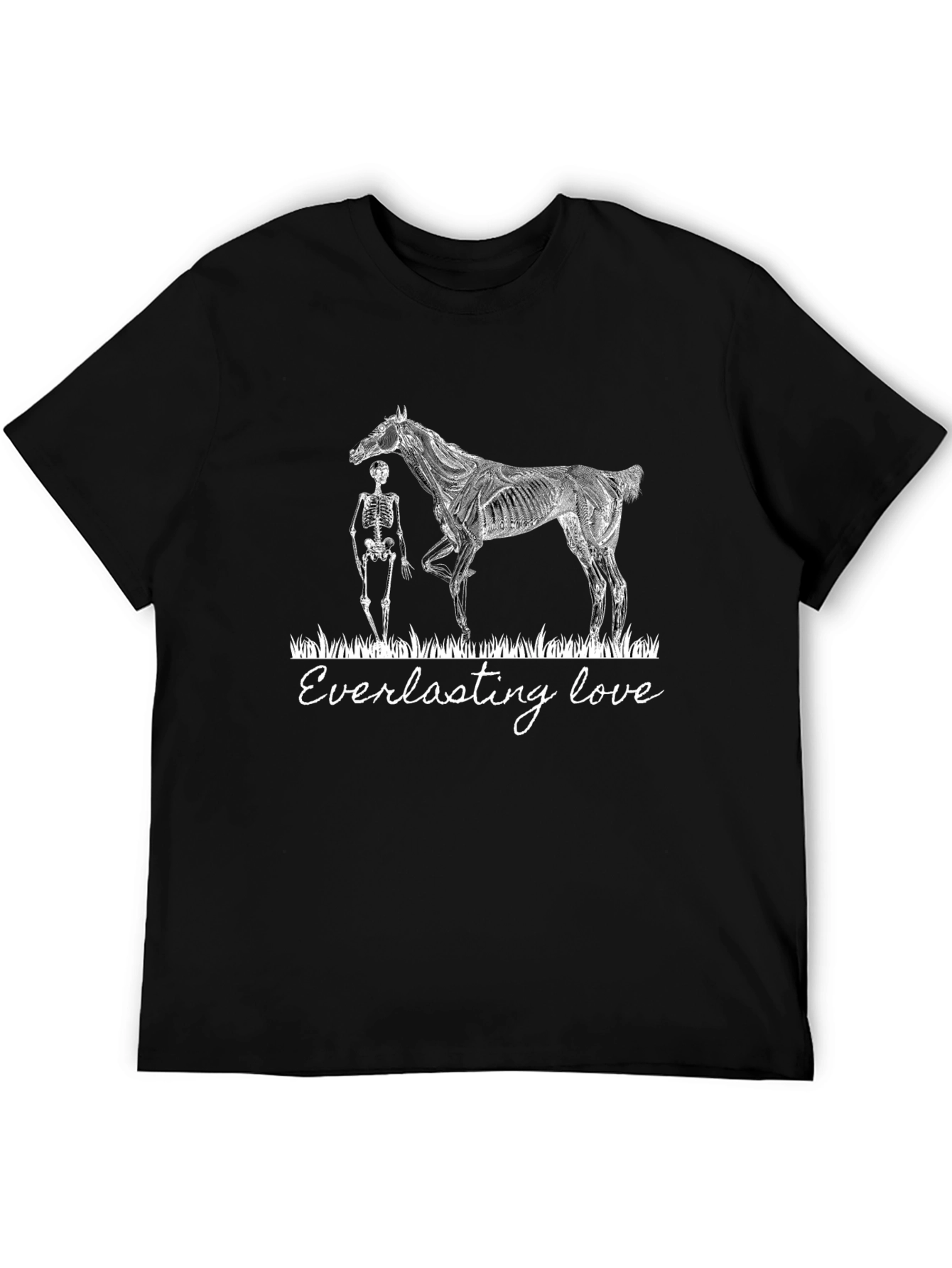 Everlasting Love Skeleton Horse Graphic Tee