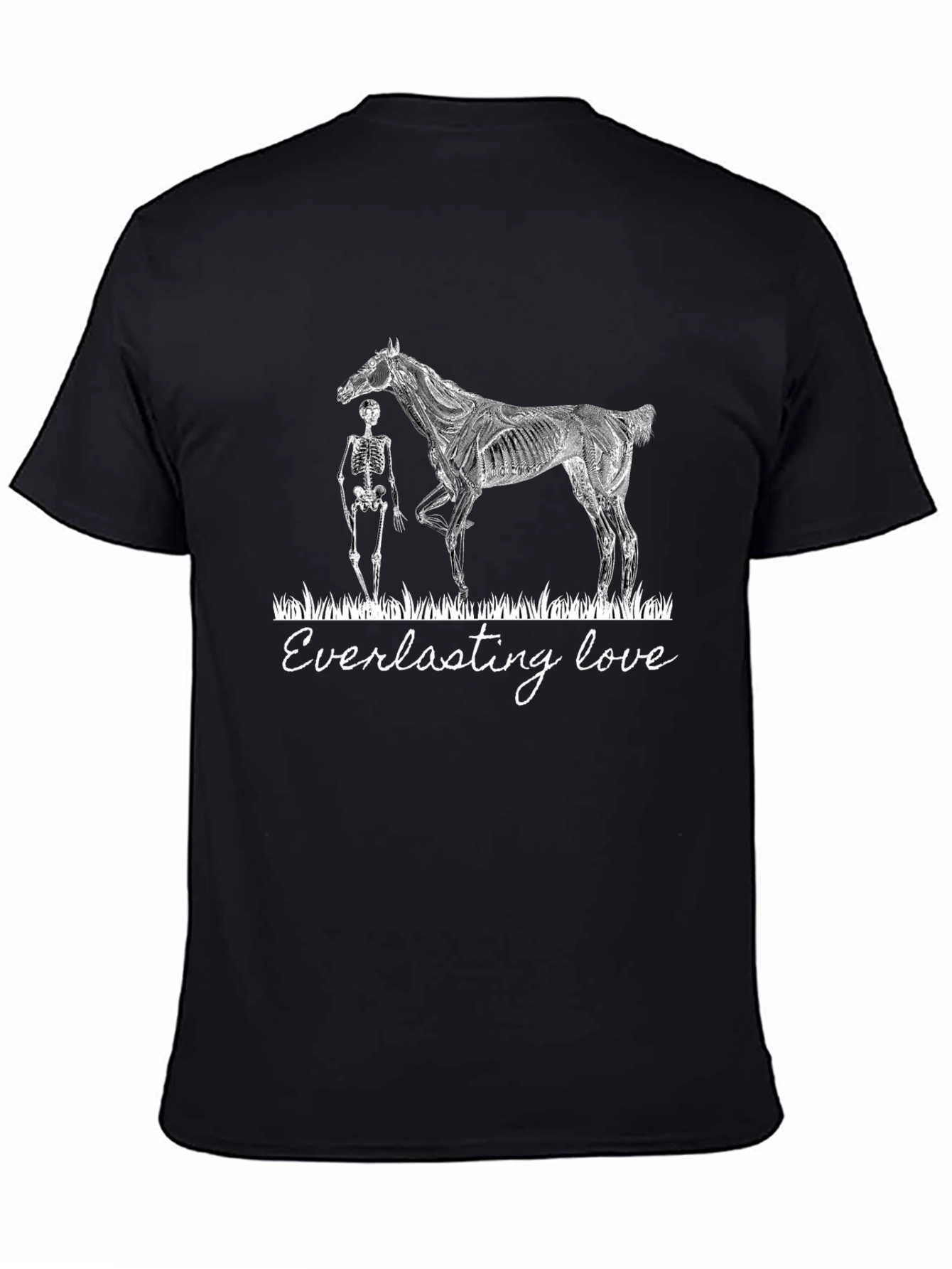 Everlasting Love Skeleton Horse Graphic Tee
