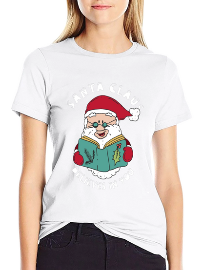 Santa Claus Believes In You T-Shirt