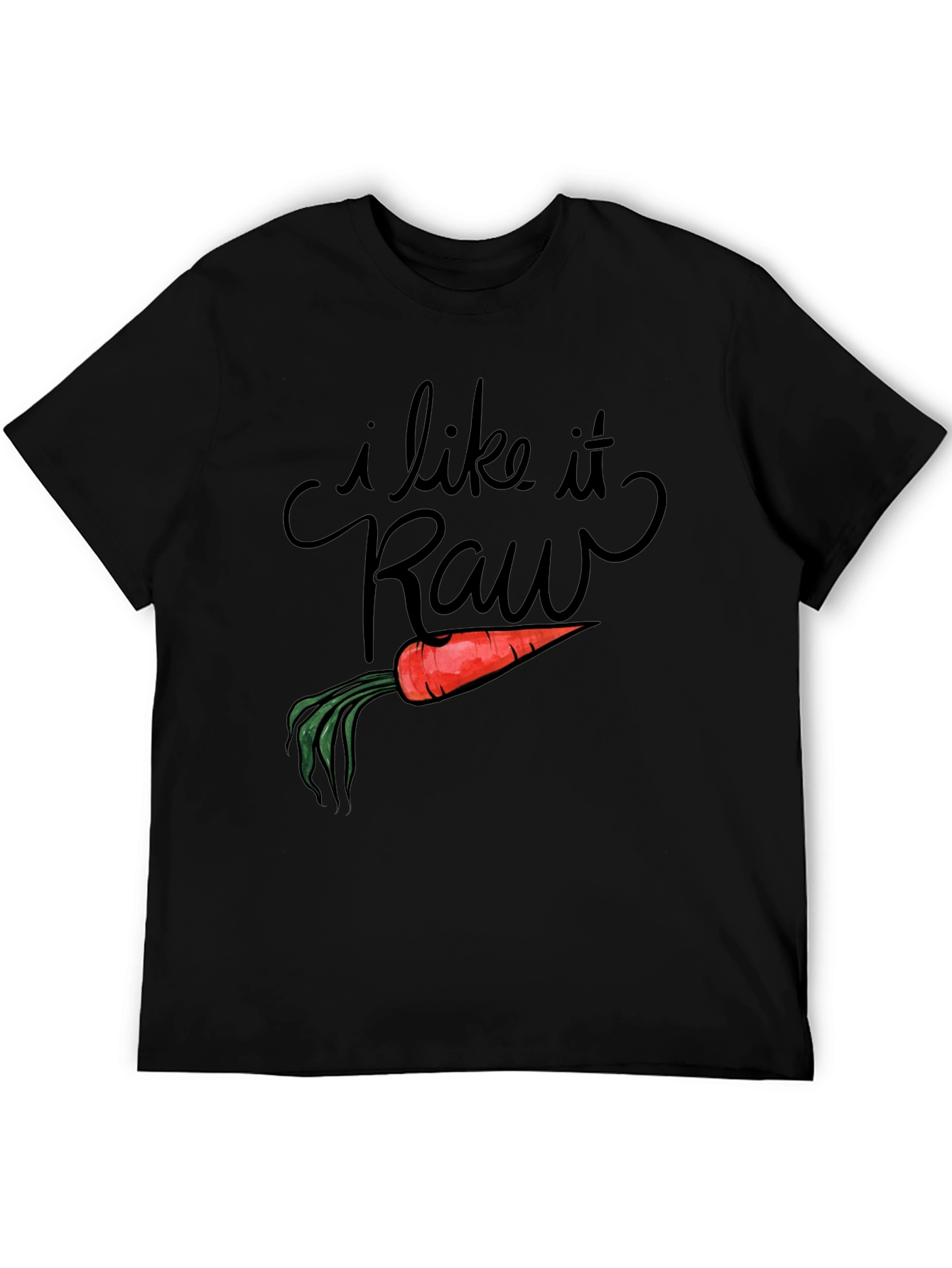 I Like it Raw Funny Carrot Pun T-Shirt
