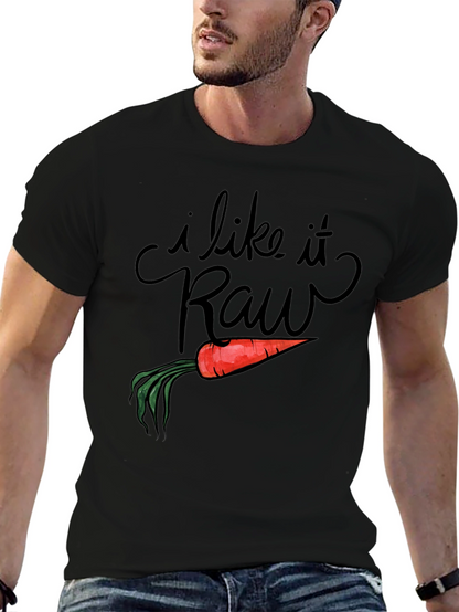 I Like it Raw Funny Carrot Pun T-Shirt
