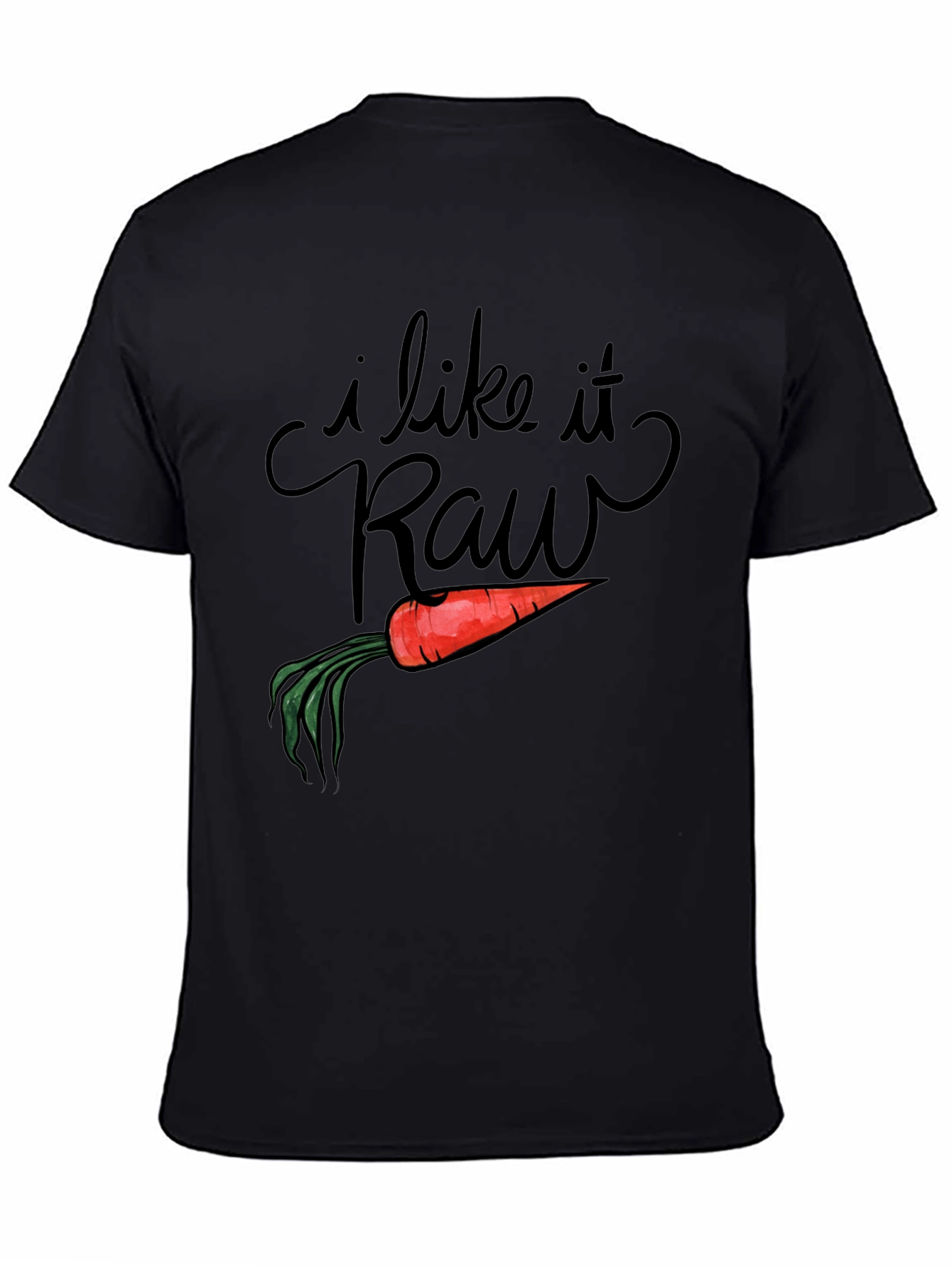I Like it Raw Funny Carrot Pun T-Shirt