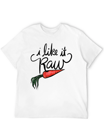 I Like it Raw Funny Carrot Pun T-Shirt