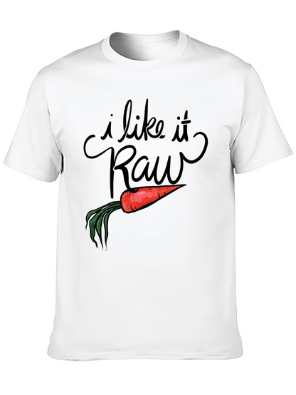 I Like it Raw Funny Carrot Pun T-Shirt