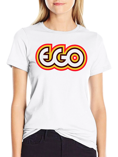Retro EGO Graphic T-Shirt - Black