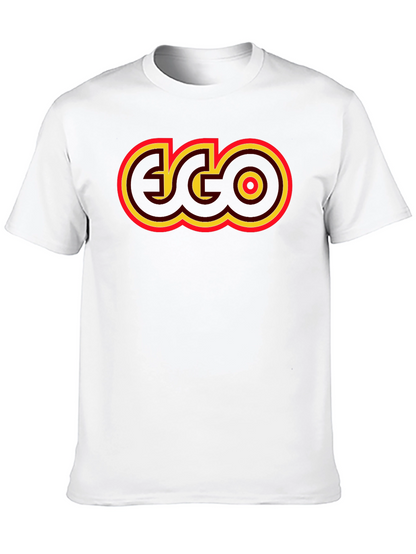Retro EGO Graphic T-Shirt - Black
