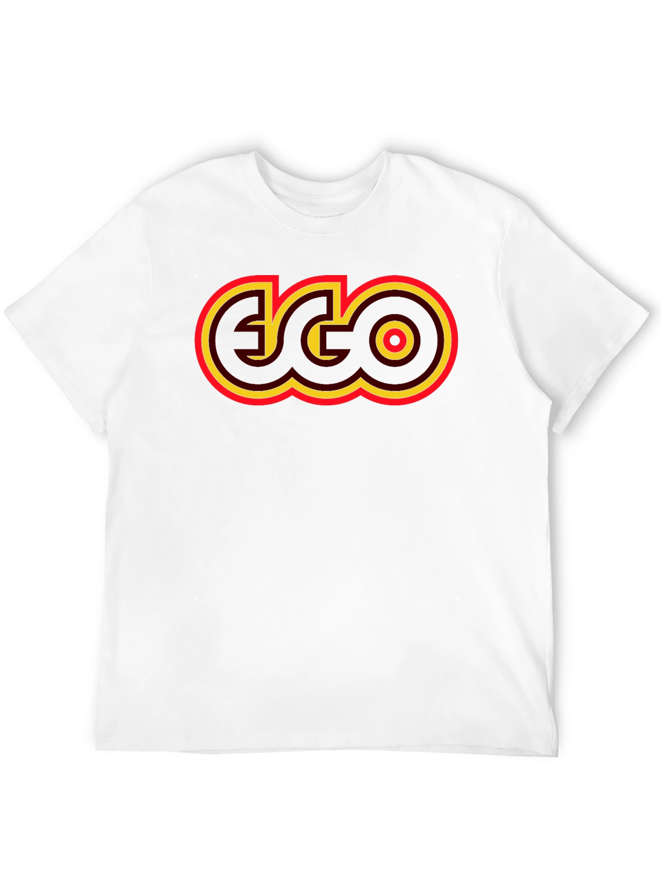 Retro EGO Graphic T-Shirt - Black