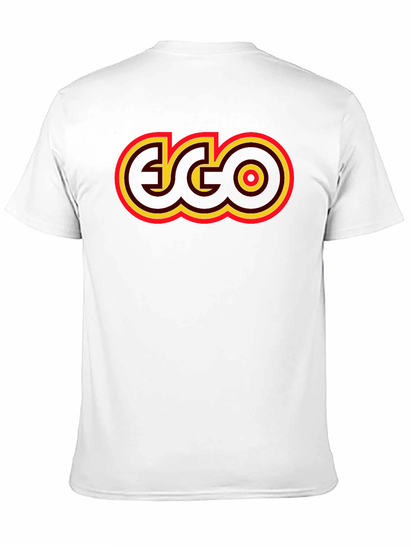 Retro EGO Graphic T-Shirt - Black