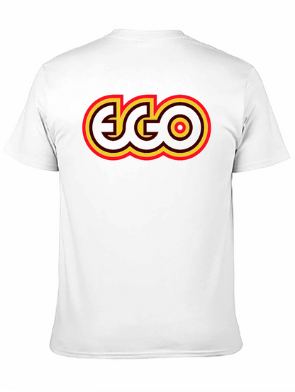 Retro EGO Graphic T-Shirt - Black