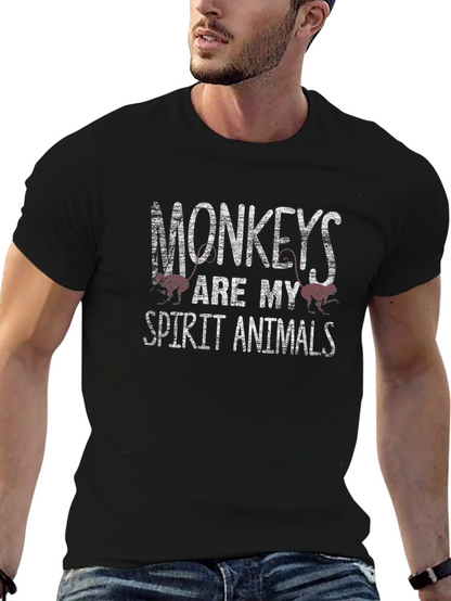 Monkeys Are My Spirit Animals T-Shirt