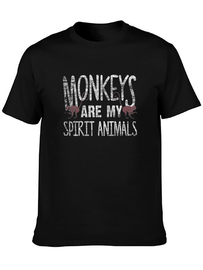 Monkeys Are My Spirit Animals T-Shirt