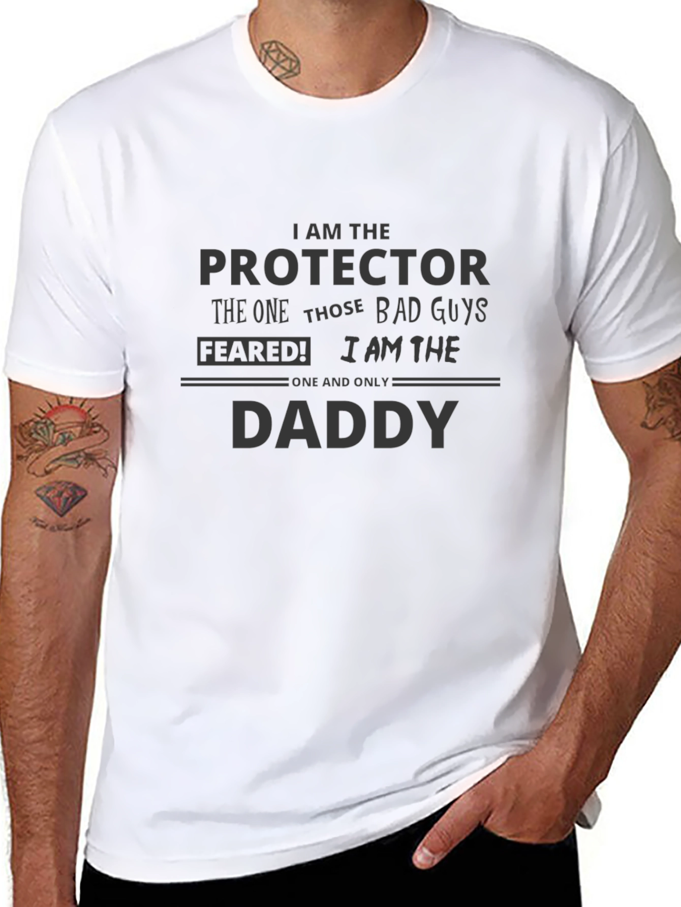 I am the Protector Daddy Graphic T-Shirt