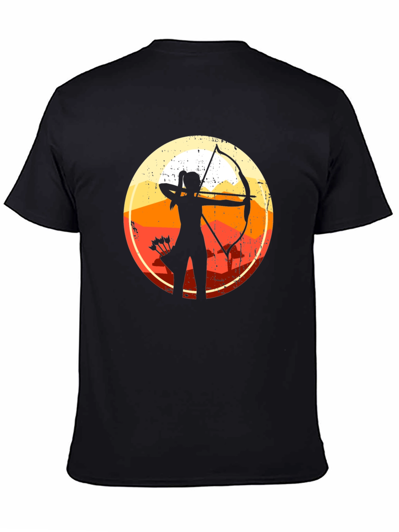Archery Sunset Silhouette T-Shirt