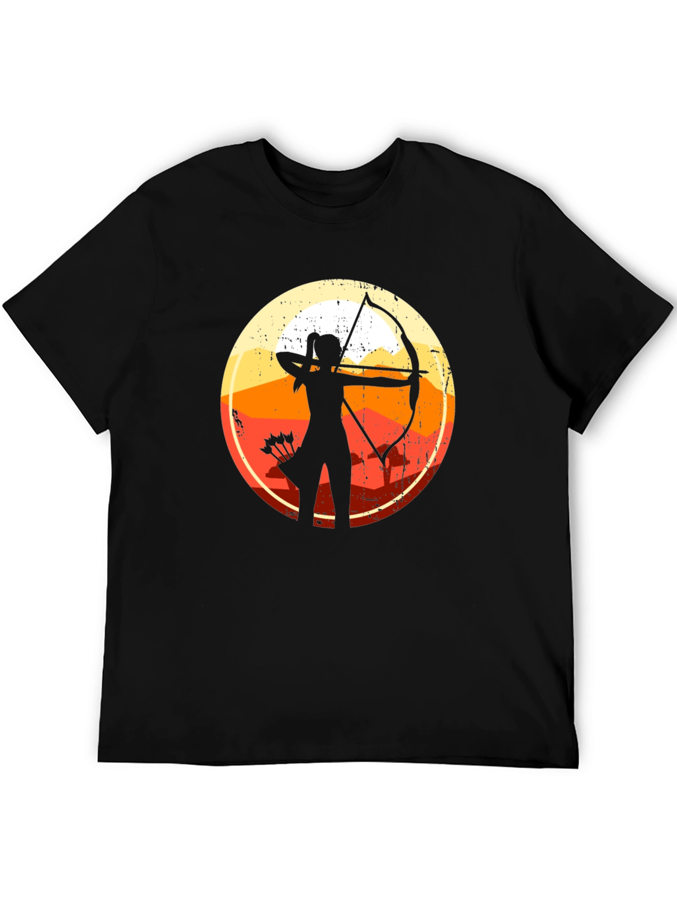 Archery Sunset Silhouette T-Shirt