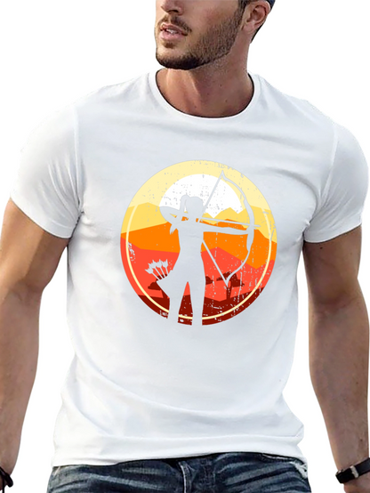 Archery Sunset Silhouette T-Shirt