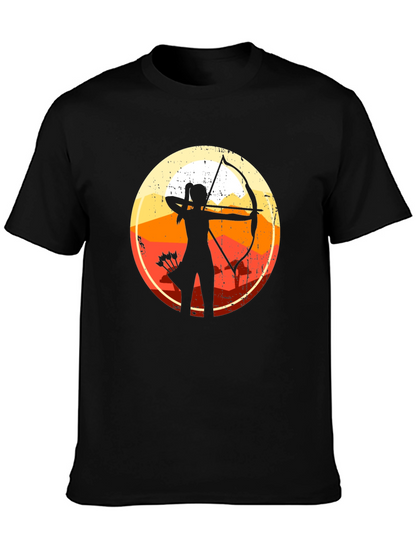 Archery Sunset Silhouette T-Shirt