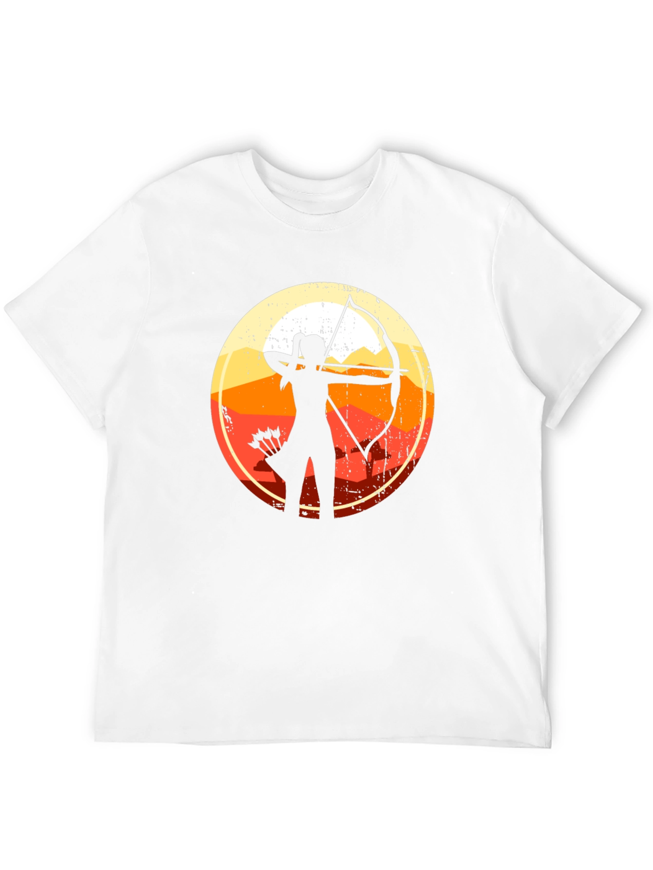 Archery Sunset Silhouette T-Shirt