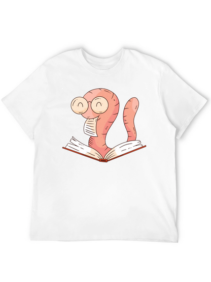 Bookworm Shirt - Reading Worm Design