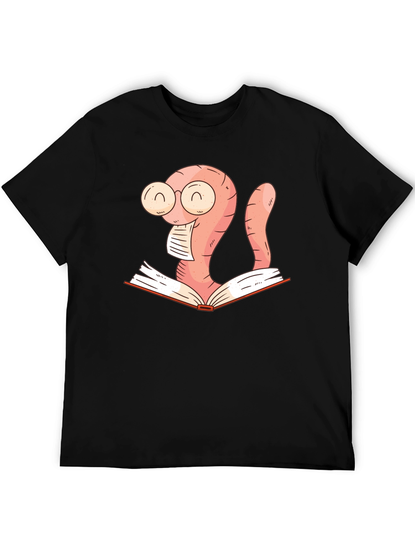Bookworm Shirt - Reading Worm Design