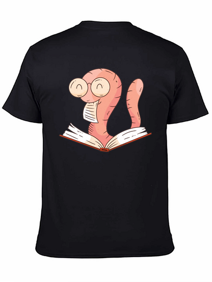 Bookworm Shirt - Reading Worm Design