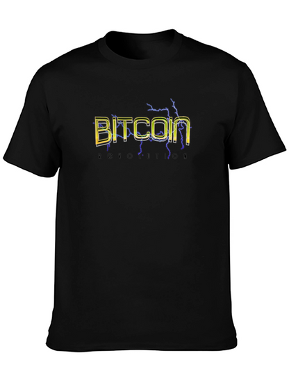Bitcoin Revolution Graphic Black T-Shirt